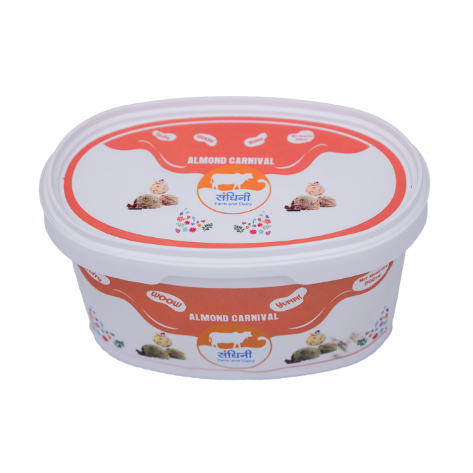 Almond Carnival Ice Cream 500 Ml Tub - Image 2