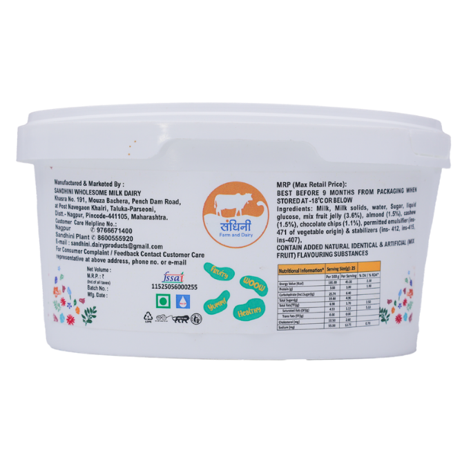 American Nuts Ice Cream 500 Ml Tub - Image 4