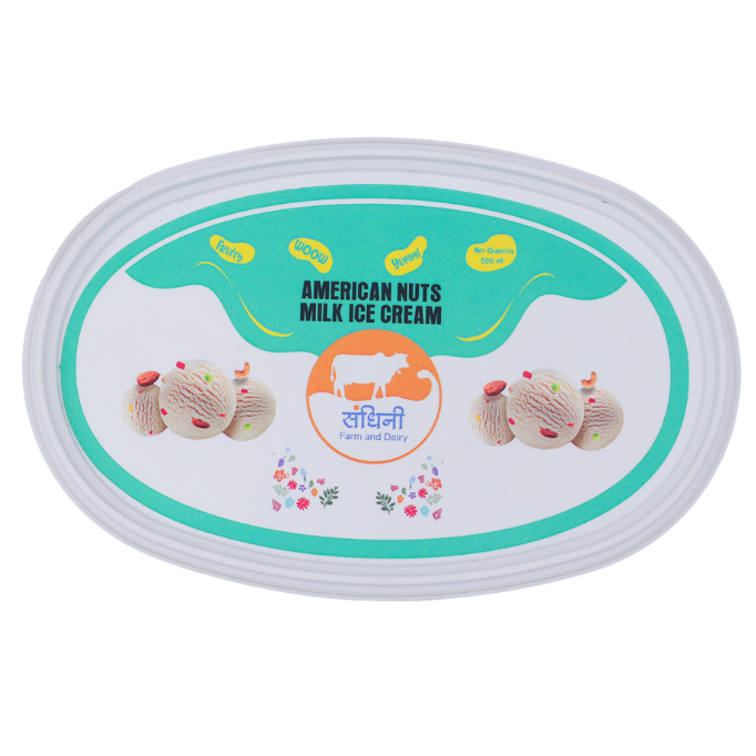 American Nuts Ice Cream 500 Ml Tub - Image 3