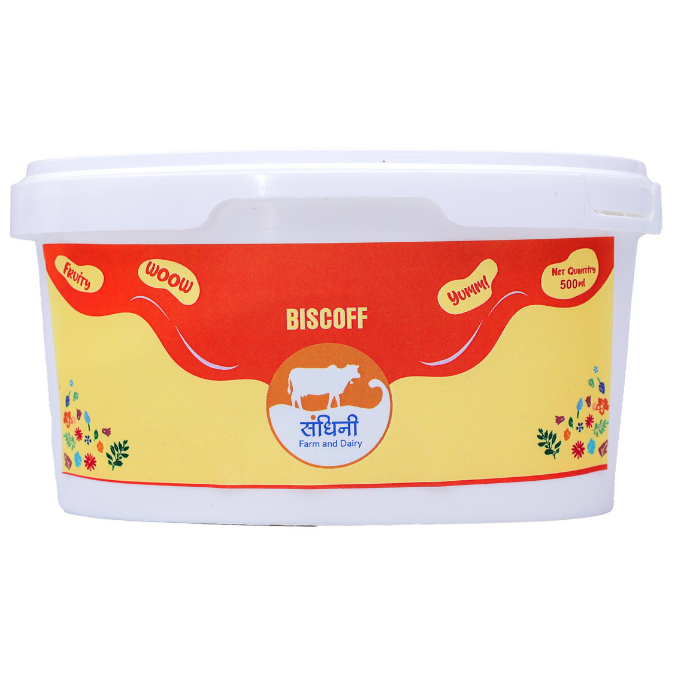 Biscoff Ice Cream 500 Ml Tub