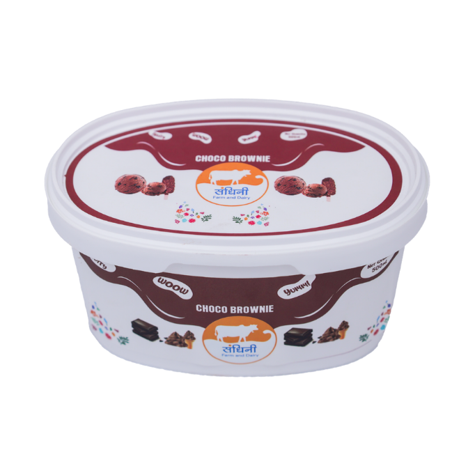 Choco Brownie Ice Cream 500 Ml Tub - Image 2