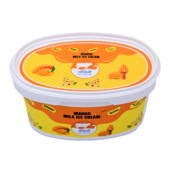 Mango Ice Cream 500 Ml Tub - Image 2