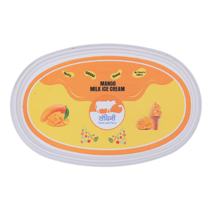Mango Ice Cream 500 Ml Tub - Image 3