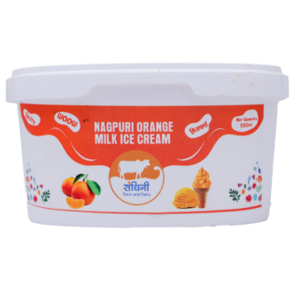 Orange Ice Cream 500 Ml Tub