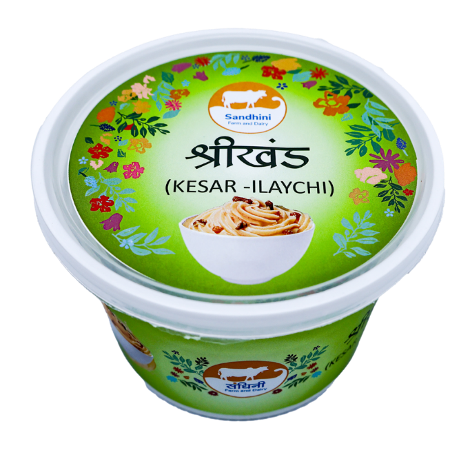 Shrikhand Kesar - Ilaychi 200g And 500g Cup - Image 2
